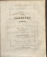 Le Carnaval de Venise, Variations de Concert pour Flûte avec accomp. de Piano par Remusat.
